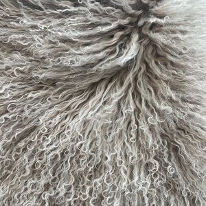Quince Luxe Mongolian Lamb Pillow